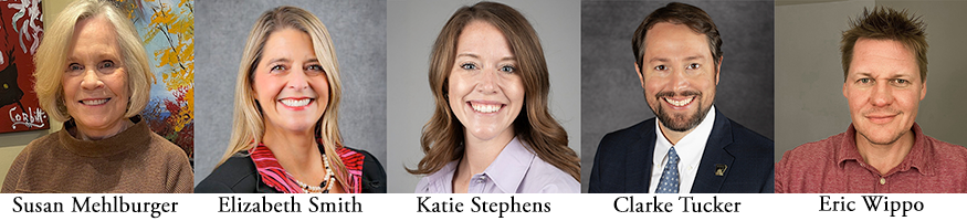 Susan Mehlburger, Elizabeth Smith, Katie Stephens, Clarke Tucker, Eric Wippo